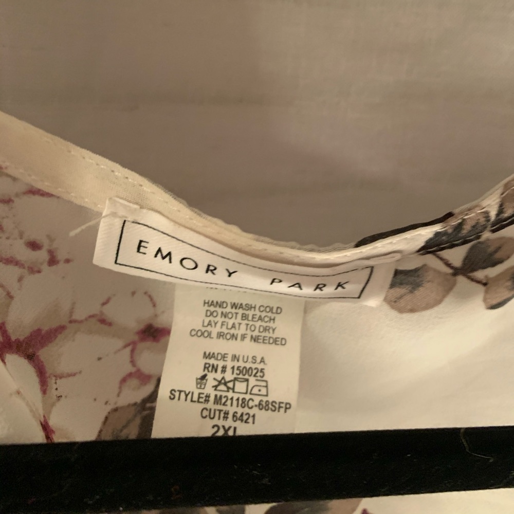 Emory Park Caley floral kimono size 2X. Stitch fix - Picture 6 of 8